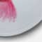 Designart - Portrait of Pink Flamingo IV - Farmhouse Metal Circle Wall Art